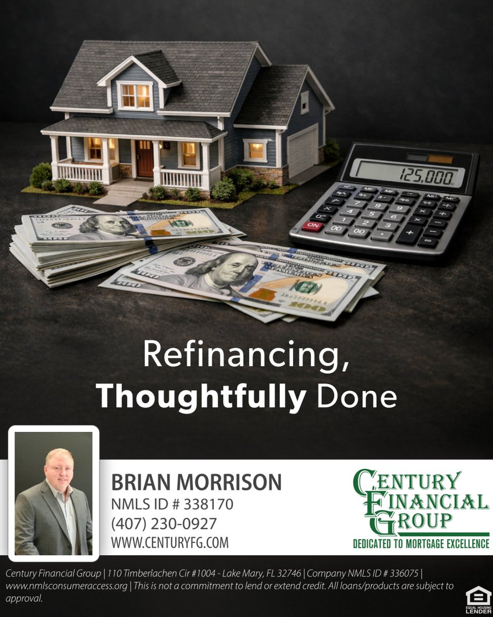 tim_billups's tweet photo. Refinancing isn’t about chasing headlines or guessing the market. It’s about strategy. When we help homeowners refinance, we look at the full picture—interest rates, loan terms, equity, cash-flow goals, and long-term financial impact. https://t.co/NXNM5gI1iA