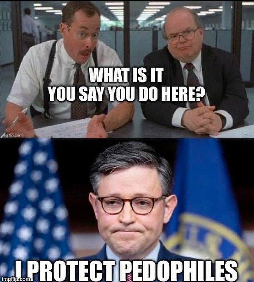 Politicsworld's tweet image. The entire GOP leadership is afraid and defending pedophiles