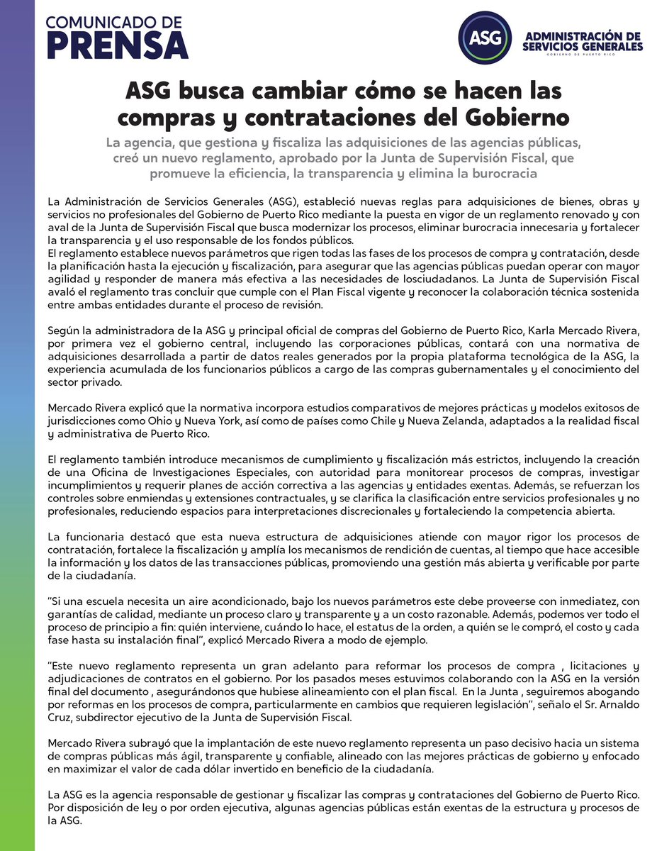 Adm. Servicios Generales de Puerto Rico tweet media