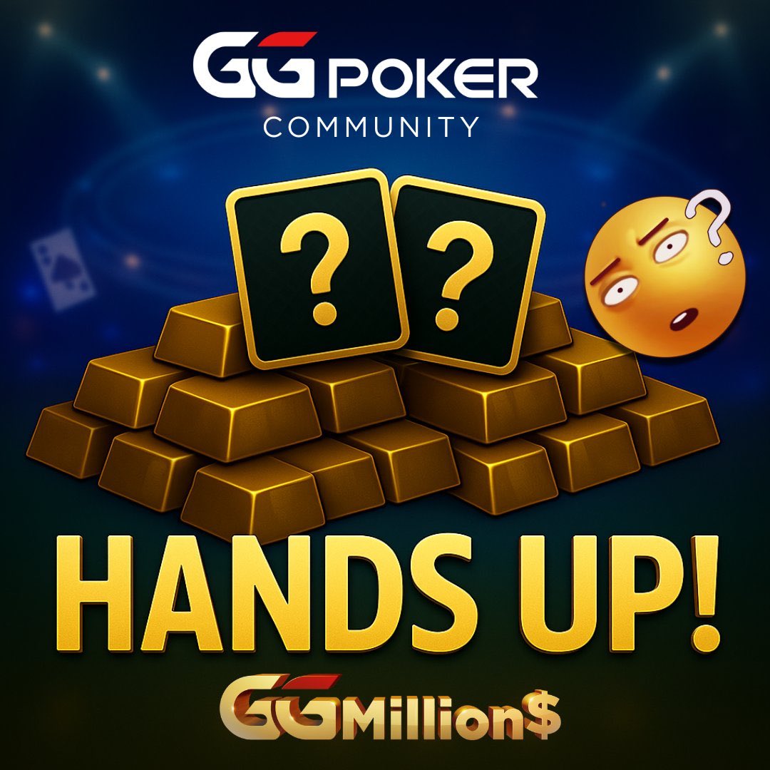 ❤️ GGMILLION$ HANDS UP RETURNS

You know the drill. 

Predict the exact hole cards of this week’s GGMillion$ winning hand.

If you get them right, you’ll win a whole months worth of entries into our Weekly $100,000 Freeroll❗️

Entries must be in before 1800 UTC, Tuesday Feb 10.