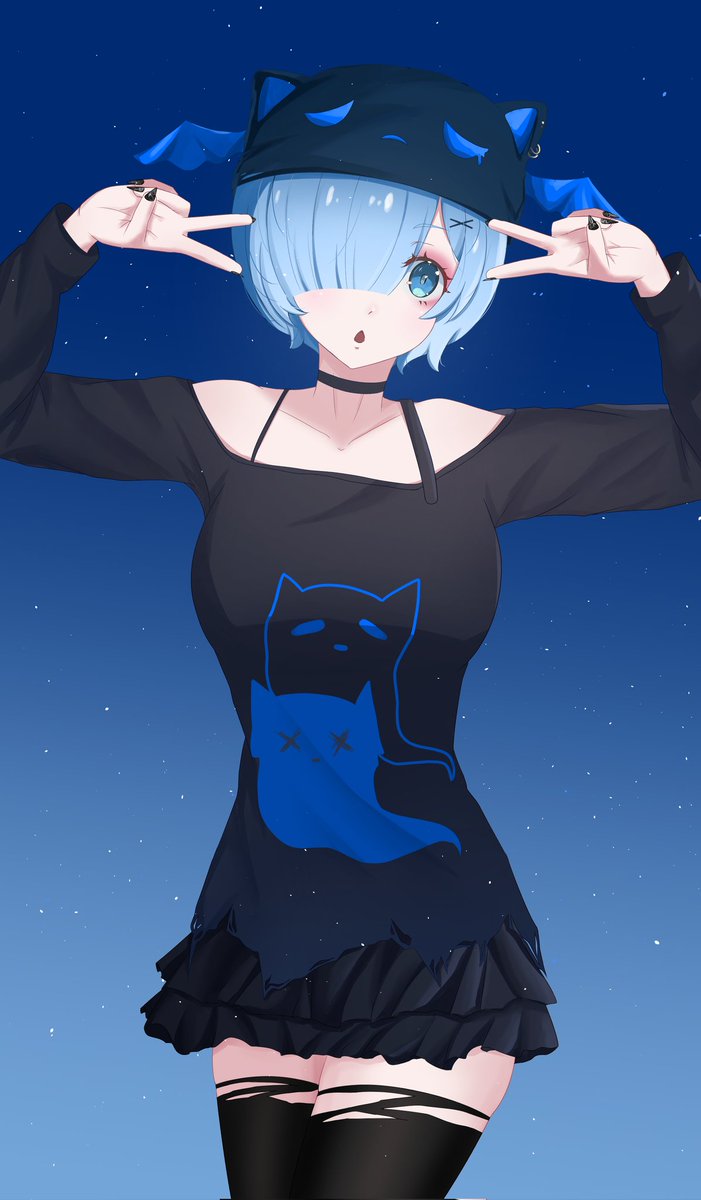 🫐⋆.🩵࿔｡𓏸 #リゼロ #rezero