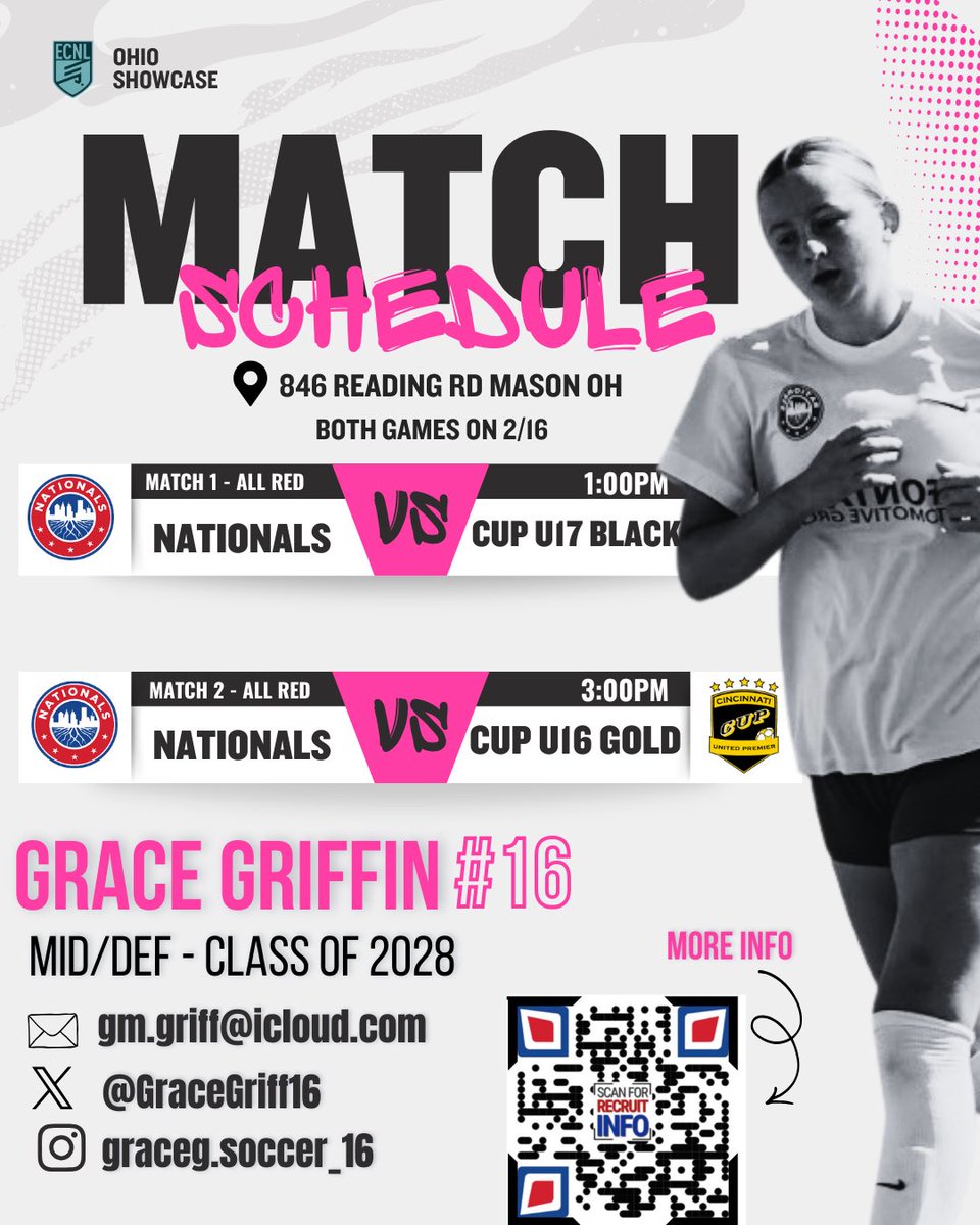 GraceGriff16's tweet photo. So excited for this weekend! @wearesoccer_mi @NationalsGA @TheSoccerWire @TopDrawerSoccer https://t.co/IFRjuTdpAN