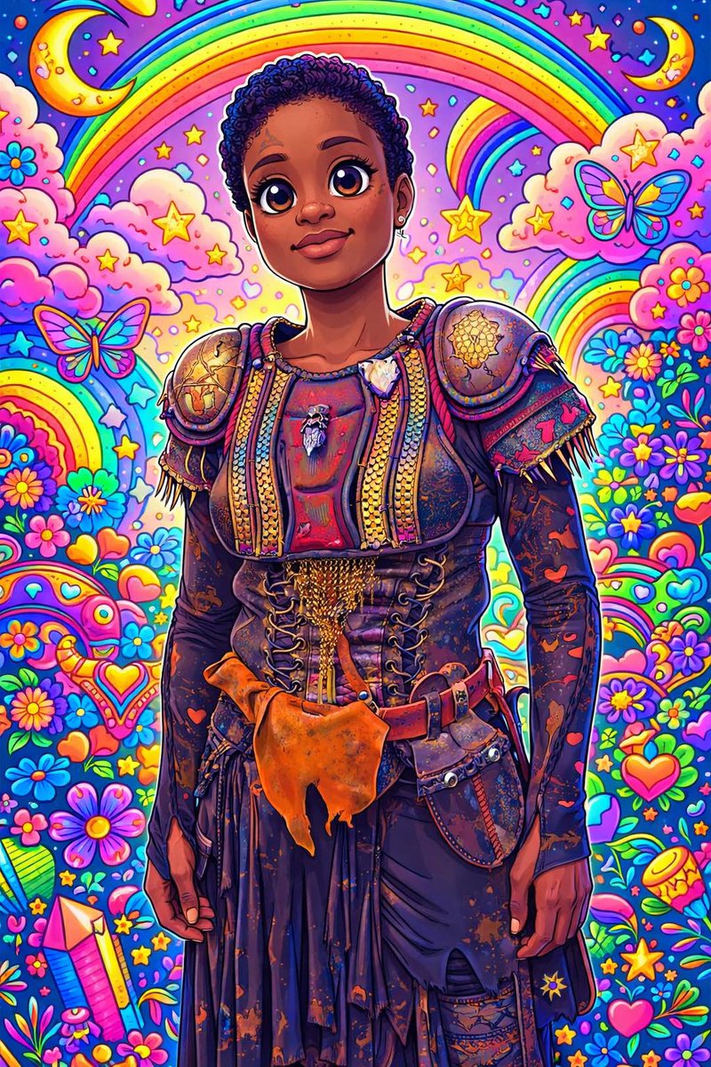 Never trust me to be up past midnight and create Lisa Frank inspired art of #the100 My mind explodes.