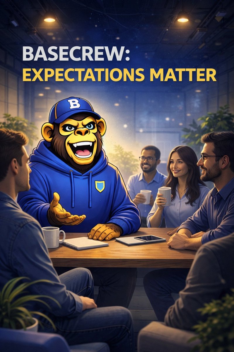 CrewOnBase's tweet image. 🟦 BaseCrew Perspective: Expectations Matter

One thing we’ve always tried to be clear about is, crypto isn’t predictable. Markets move fast, sentiment changes, and nothing is guaranteed.

That’s why we’ve never sold BaseCrew as a shortcut or a quick win.
No unrealistic promises.…