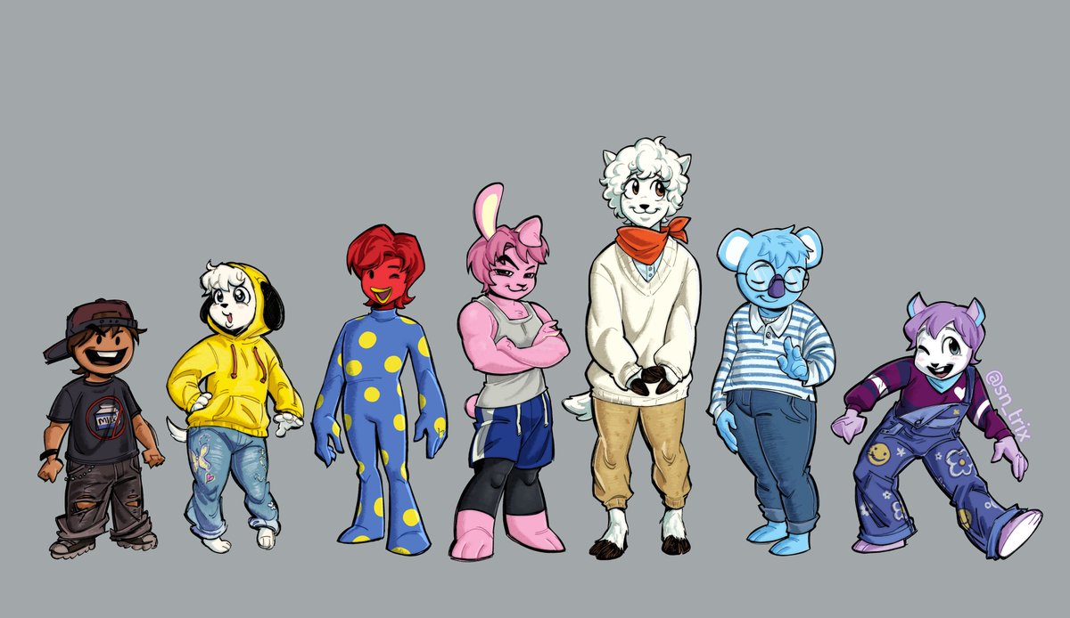 sn_trix's tweet image. Heres a little bt21 character sheet thingy I forgot to post on here oops #BT21