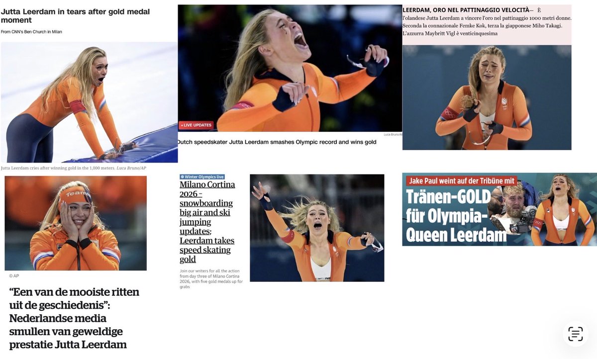 LeonvanBerkel's tweet photo. Gold! 🥇 #juttaleerdam #Olympics2026 https://t.co/VVxms9yvMG
