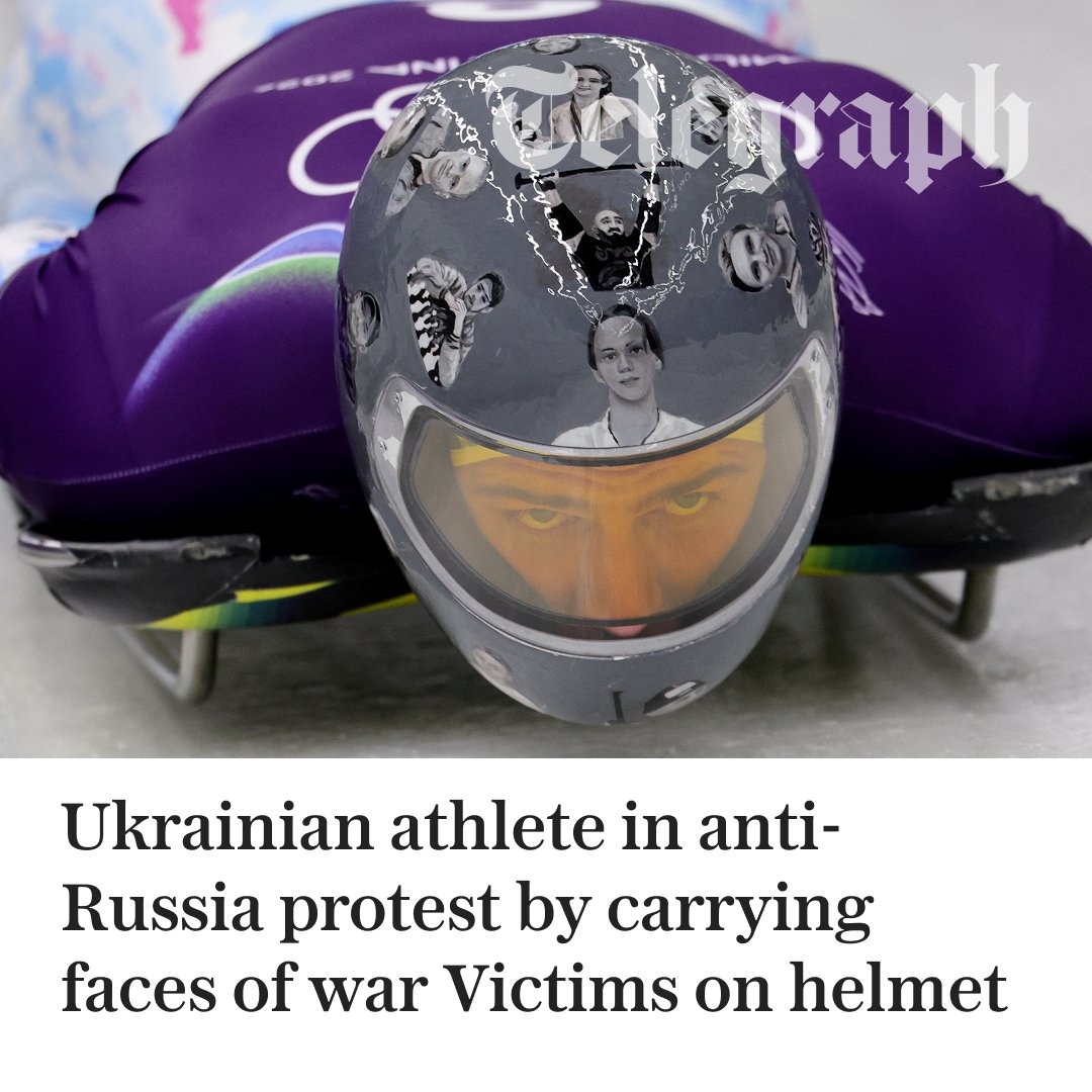 🔴 Skeleton racer Vladyslav Heraskevych makes stand as IOC comes under pressure to increase rather than soften sporting sanctions on aggressor

Read the full story below 🖇️
telegraph.co.uk/winter-olympic…