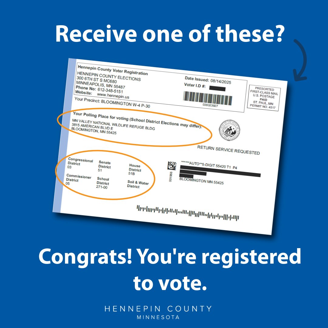 Hennepin County Elections tweet media