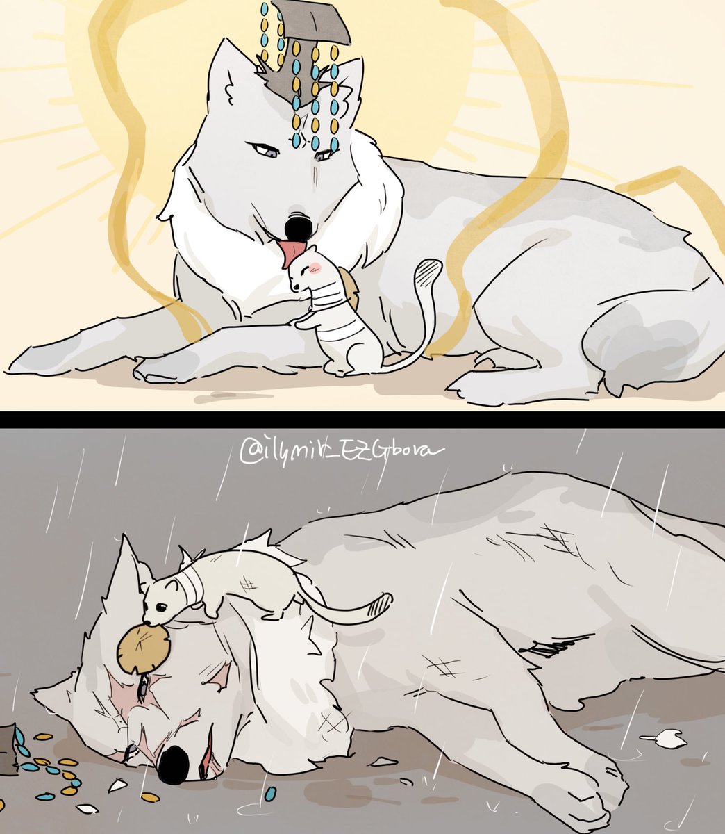 ilymir_EZGbora's tweet photo. My beloved Junwolf!!!!🐺 and stoatlian #junwu #tgcfspoiler https://t.co/Ox5GUkUp6B
