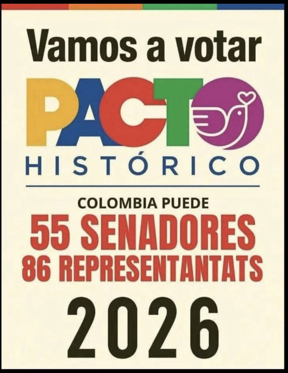 SandraS95114444's tweet photo. @petrogustavo 🇨🇴✊️ UNIÓN Y FUERZA

TODOS A VOTAR EL 8 DE MARZO Y EL 31 DE MAYO
PACTO HISTORICO
CAMARA Y 
SENADO

CONSULTA NO

GANAMOS!
#ivancepedapresidente 
#congresoprogresista 
#derechoslaboralessi 
#Corruptosalacarcel https://t.co/mBHcu0vzWF