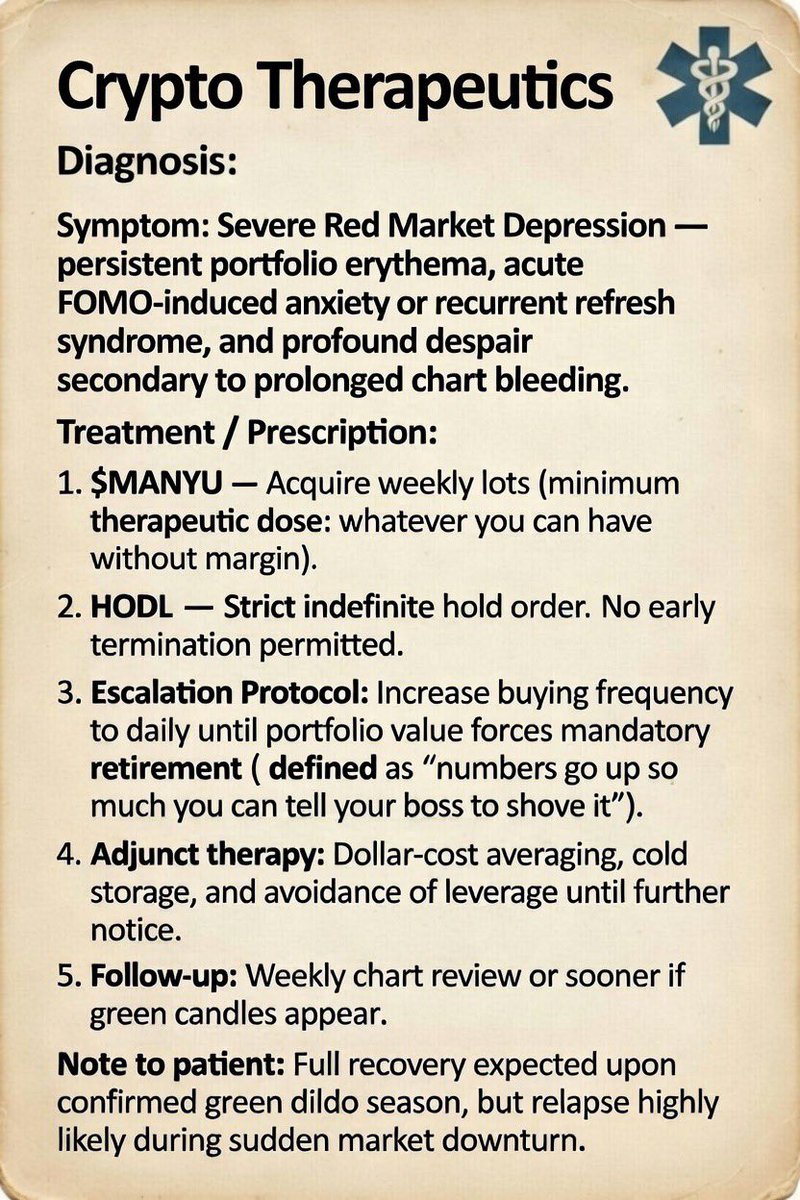 Do you have Red Market Depression?

Are you sick of getting rugged or scammed by shit Devs and projects?

Click below to see useful information that may help you in these rough times. 

(This is not financial advice)

<a href="/ManyuArmy/">Manyu</a>