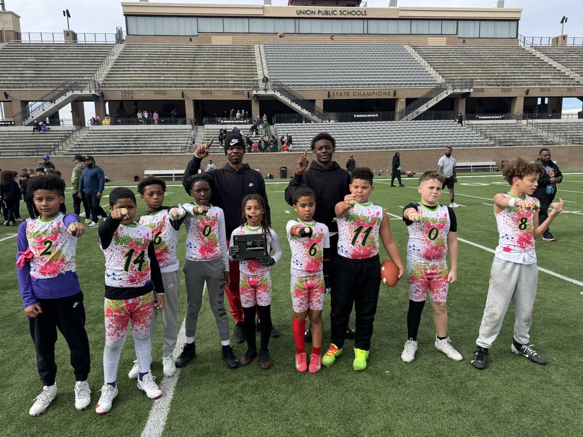 TTown7v7's tweet photo. Congrats to 918 Elite for winning the 10U bracket ! Winter Classic Champs !!! @918ELITE https://t.co/TANjvNwNi5