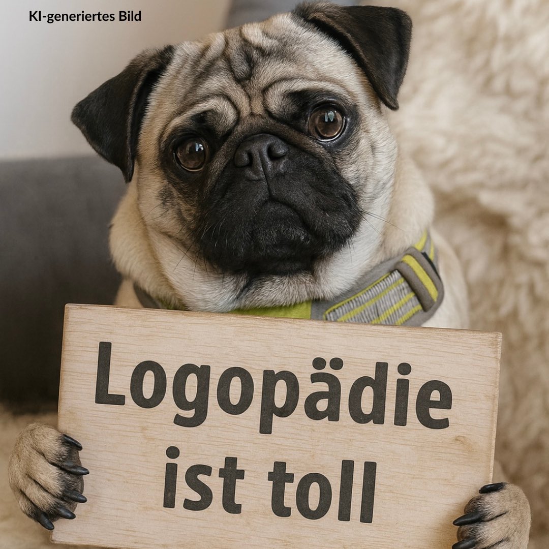 Ich wollte eigentlich nur Leckerlis… jetzt mache ich Werbung für Na Logo!. Aber hey: Hauptsache, jemand hört mir zu!