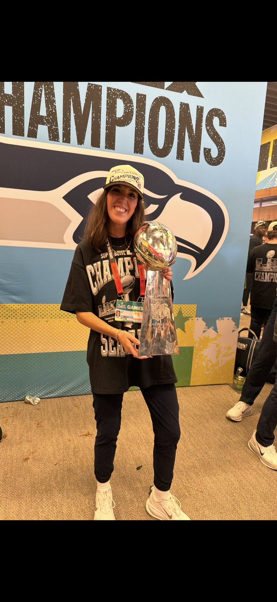 CoachSHoltz's tweet photo. Congratulations Hailey Holtz &amp; The Seattle Seahawks Family! https://t.co/ZgwpcQPOSH