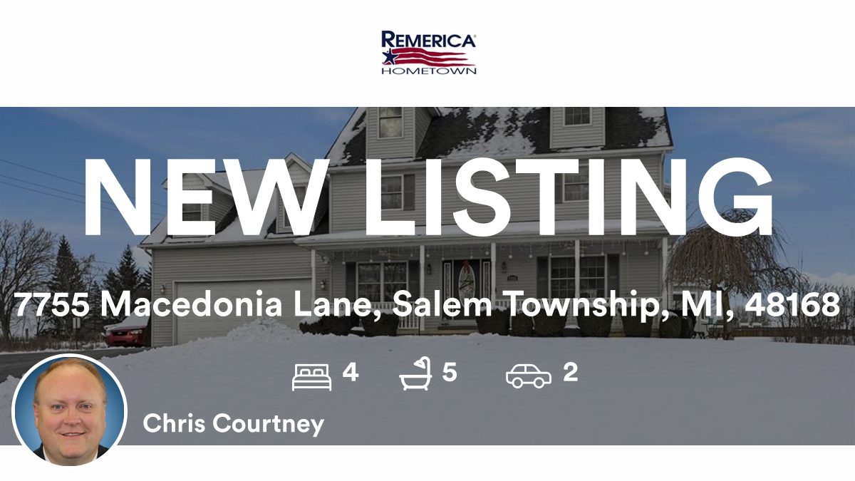 chriscourtney's tweet photo. 🛌 4 🛀 5 🚘 2
📍 7755 Macedonia Lane, Salem Township, MI, 48168

My latest listing on RateMyAgent.

https://t.co/WxGagmDVUF

...
#ratemyagent #realestate https://t.co/2goqPa9C21