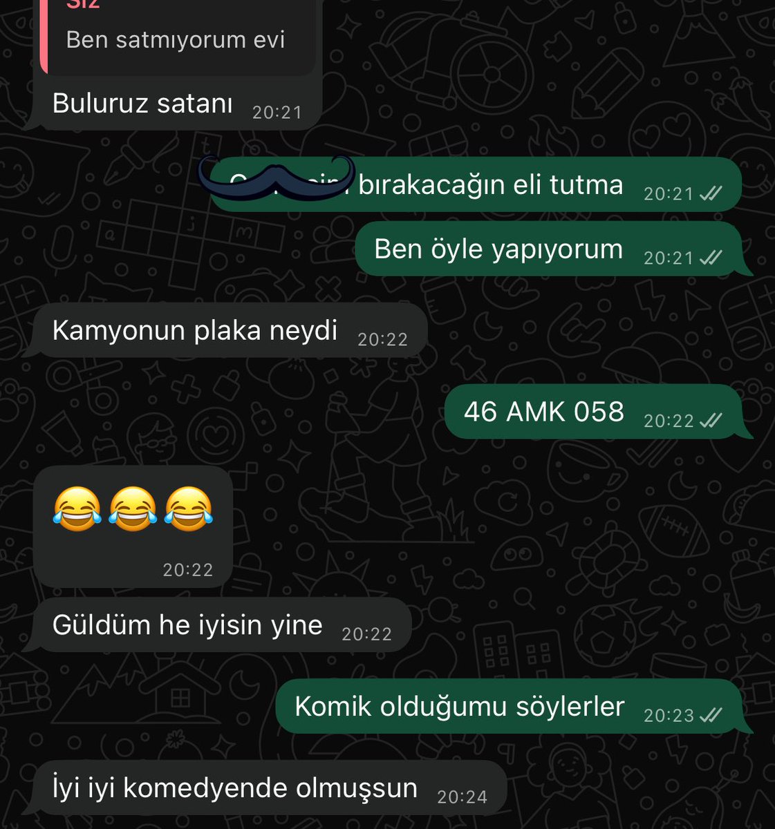 Son günlerde bana bi mizah yüklenmiş olay.