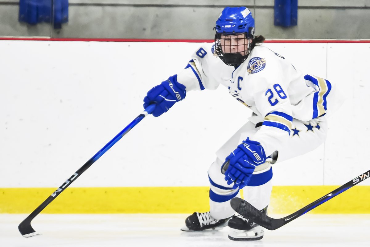 LetsPlay_Hockey's tweet photo. A little late on the Saturday boys HS Hockey Games, but here is what went down on Saturday:
- #6AA Rogers with a big 5-3 win over #2AA Moorhead. Jake Burmis📸 had a goal and two assists for the Royals and  Brock Cheslock📸 added a pair of goals and Jayden Kurtz two assists as they improved to 18-4-1. Moorhead got a pair of goals from Tyden Bergeson and are now 18-3-1. 
- #13AA Holy Angels had a big win over #1A Hermantown scoring three goals in the third period. Cole Cheeseman 📸 had a hat trick Avi Kasargod had two goals to lead the Stars to their 17th win of the season. The Stars outshot the Hawks 37-25. Hermantown was coming off a 3-3 tie to Benilde-St Margaret's Friday night. They are 0-2-1 in their last three games and finish their regular season Tuesday against Grand Rapids. 
- Grand Rapids beat Benilde Saturday 8-5 behind a hat trick from Ander Rajala📸. Jameson Duell added three assists and Will Miskovich also netted a pair of goals. 
- Hill-Murray's sophomores chipped in in their 7-3 win over Andover. Chase Crowley and Landon Sampair each had two goals and an assist. Senior Tommy Miller led the way with a goal and three assists. The Pioneers are 17-4-2 and finish up against #3AA St. Thomas Academy Thursday and #2AA Moorhead Saturday. 
Boys HS Results form Saturday:
#1AA Minnetonka 4, #12A Wayzata 1
#3AA St. Thomas Academy 4, White Bear Lake 1
#4AA Edina 4, #11AA Maple Grove 2
#5AA Shakopee 3, #14AA Farmington 0
#6AA Rogers 5, #2AA Moorhead 3
#7AA Hill-Murray 7, Andover 3
#8AA Rosemount 8, Apple Valley/Burnsville 1
#9AA Cretin-Derham Hall 8, Eastview 2
#10AA Stillwater 6, Roseville 1
#13AA Holy Angels 6, #1A Hermantown 2
#15AA Eden Prairie 5, St. Michael-Alberville 1
#16AA Duluth Marshall 4, Bemidji 1
#18AA Blaine 5, Duluth Denfeld 0
#4A Warroad 3, West Fargo Sheyenne (ND) 2
#5A Mahtomedi 3, Hastings 2
#7A Northfield 10, Faribault 1
#8A Cloquet/Esko/Carlton 6, Roseau 3
#9A Blake 3, Mankato West 2
#10A Breck 4, #19A Rochester Lourdes 2
#13A International Falls 8, North Shore 0
#16A Waseca 10, Marshall 1
#18A Luverne 2, Minnesota River 2 OT
Totino-Grace 4 St. Cloud 1
Lakeville South 6, Eagan 2
Pine City Area 5, River Lakes 3
Brainerd 7, Osseo 1
Greenway 7, Mora/Milaca 4
Becker/Big lake 4, Breckenridge/Wahpeton 2
Pine City Area 5, River Lakes 3
Tartan 3, St. Paul Academy 1
Minneapolis 2, Dodge County 1
Rochester Mayo 6, Irondale 2
St. Louis Park 5, New Prague 1
Buffalo 5, Hopkins 0
Westonka 4, Hutchinson 0
Anoka 4, Two Rivers 4 OT
Champlin Park 5, Duluth East 4
Rochester Century JM 3, Winona 2
Orono 9, Chaska 3
Park Rapids 7, Ely 4
Bloomington Jefferson 1, Waconia 1 OT
Providence Academy 5, New Ulm 3
Alexandria 8, Sauk Rapids/Rice 5
St. Louis Park 5, New Prague 1
Becker/Big Lake 4, Breckenridge/Wahpeton 2
East Ridge 4, Forest Lake 3
Little Falls 7, Morris/Benson Area 4
Redwood Valley 4, Wadena-Deer Creek 1
International Falls 8, North Shore 0
Southwest Christian/Richfield 1, Litchfield/Dassel-Cokato 1
Red Lake Falls 6, Kittson County Central 2
South St. Paul 6, Simley 1