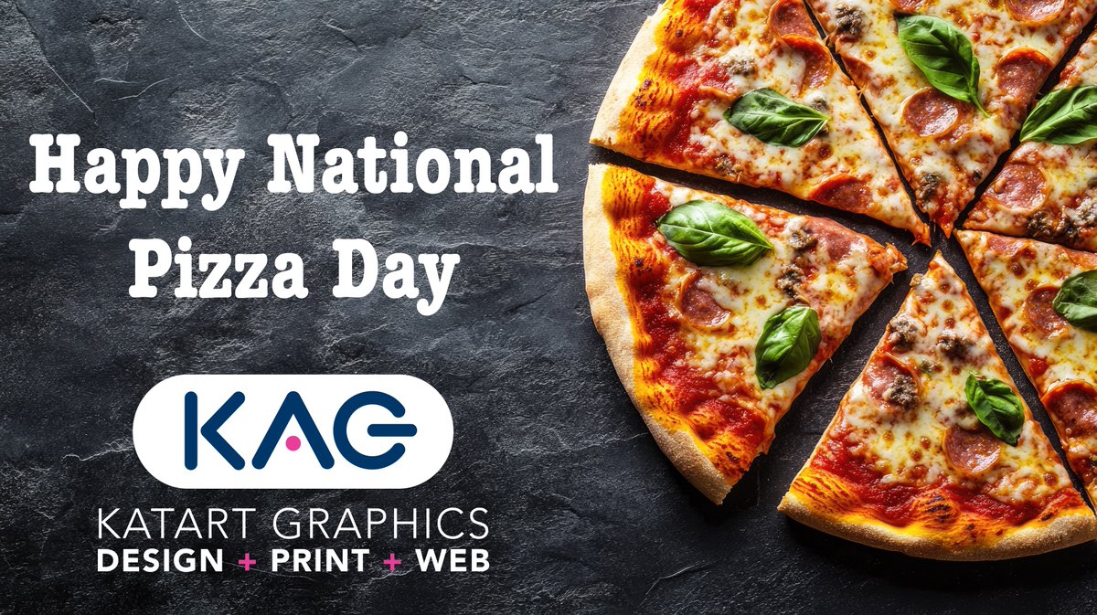 katartgraphics's tweet photo. Happy National Pizza Day from CT (Pizza Capital of the United States)!

At KatArt Graphics, we help  businesses shine with custom print magic: eye-catching flyers, branded tablecloths for events, stickers, and more.

https://t.co/bAU9bxbqLt

#NationalPizzaDay #CTPizza https://t.co/InReWMYI3x