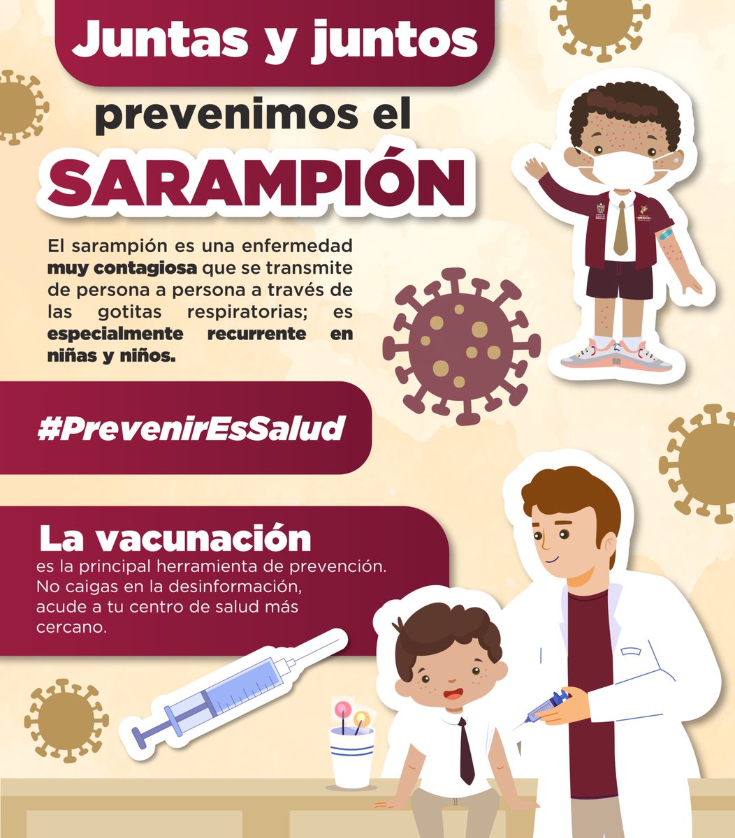 COBAEMex's tweet photo. Escuelas seguras comienzan con prevención. 🏫

La vacunación fortalece la salud de niñas y niños y crea comunidades educativas protegidas. 👧 👦
Informarse también es cuidar. 🤝

#PrevenirEsSalud #SomosCOBAEM https://t.co/itbNOc55nC