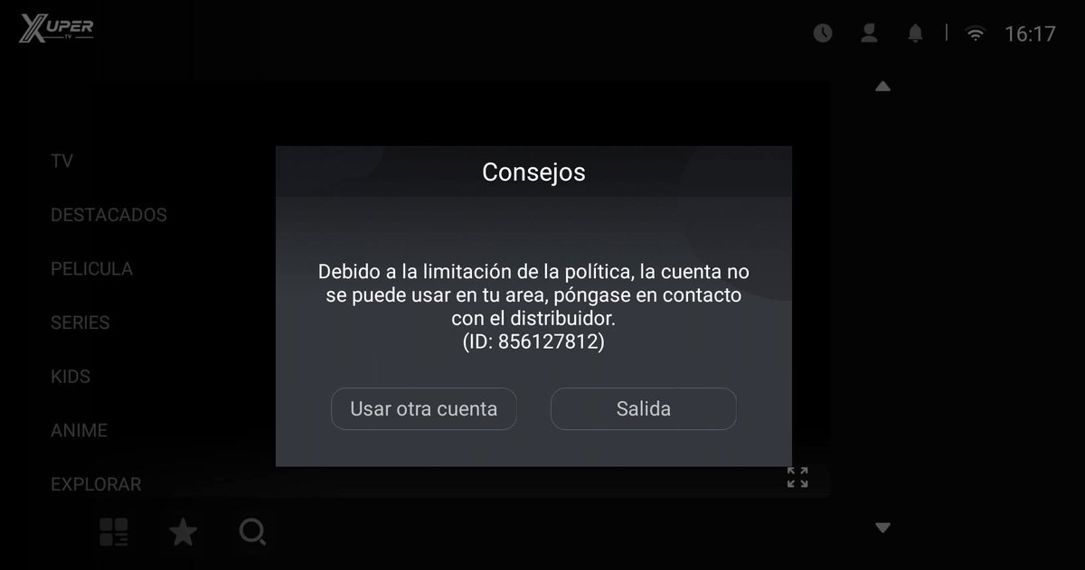 Cuando entres a Xuper (Magis) para ver el partido y veas que no podés porque sacaron los canales argentinos, es importante que sepas que fue Milei el que lo hizo por andar de perrito de Trump.