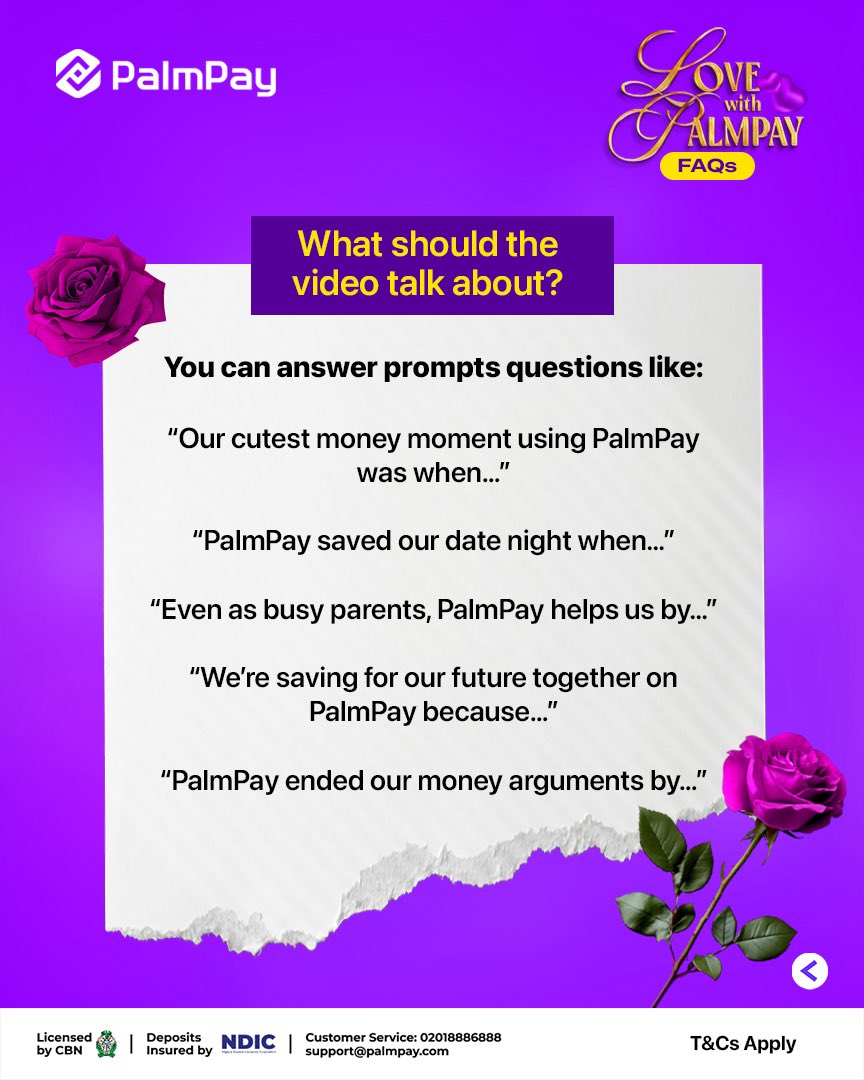 PalmPay Nigeria tweet media