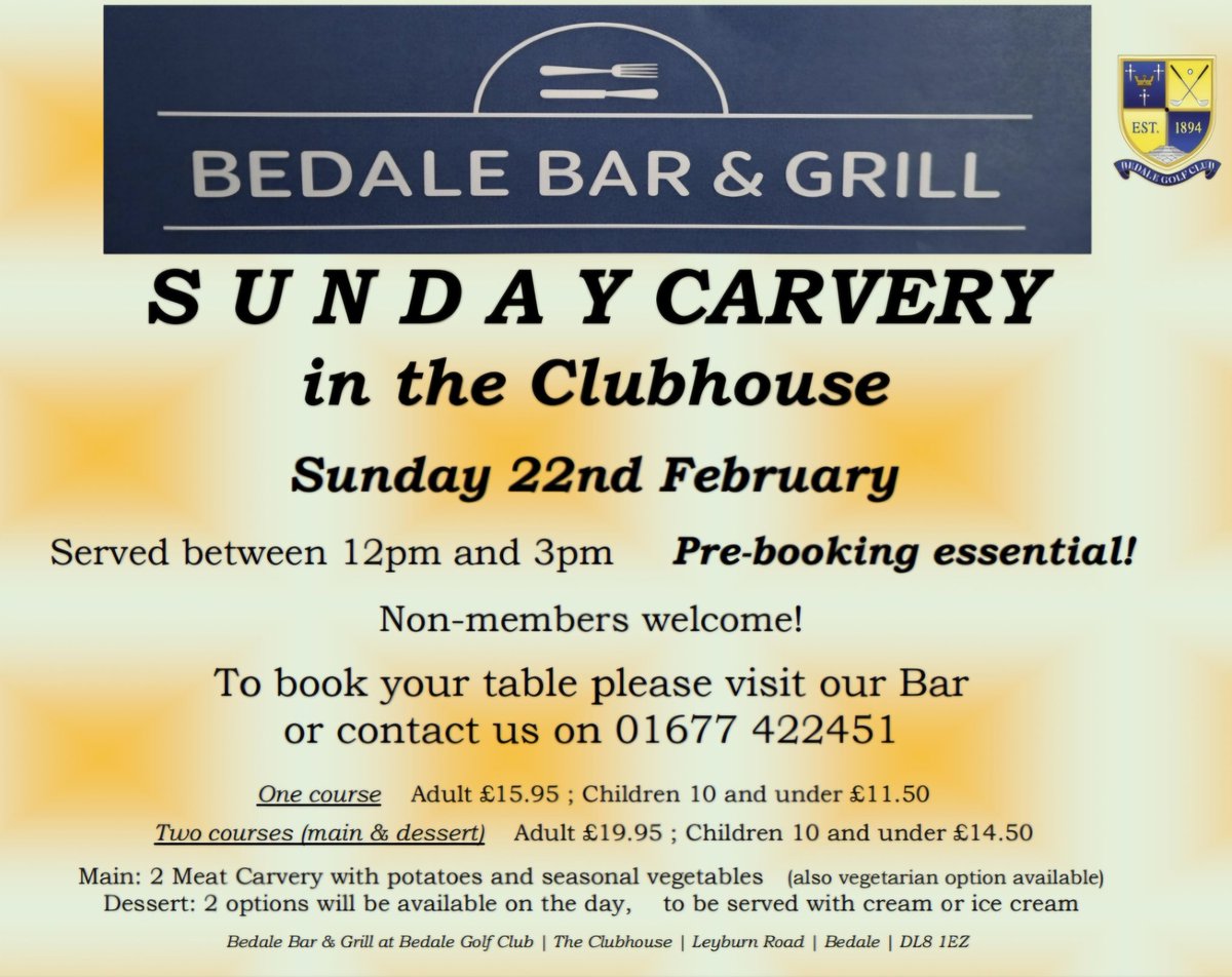 Bedale Golf Club tweet media