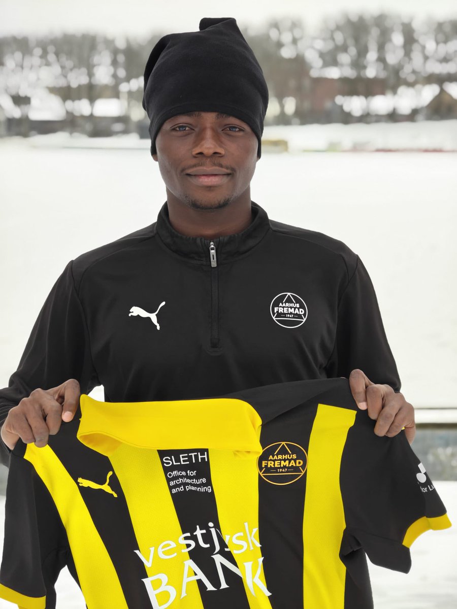 SportingLagos's tweet photo. We’re pleased to announce the transfer of Yusuf Abdullahi to Danish side, Aarhus  Fremad 🇩🇰 

Thank you Yusuf, and good luck 💙

#SLFC https://t.co/1Ce9EOeN8D