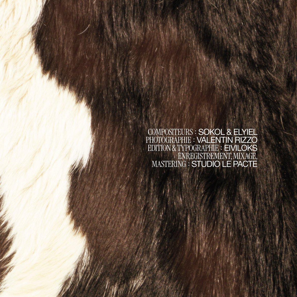 Compositeurs : Sokol &amp; Eliyel
Enregistrement, Mixage &amp; Mastering : Studio Le Pacte
Edition &amp; Typographie : Eiviloks
Photographie : Valentin Rizzo
