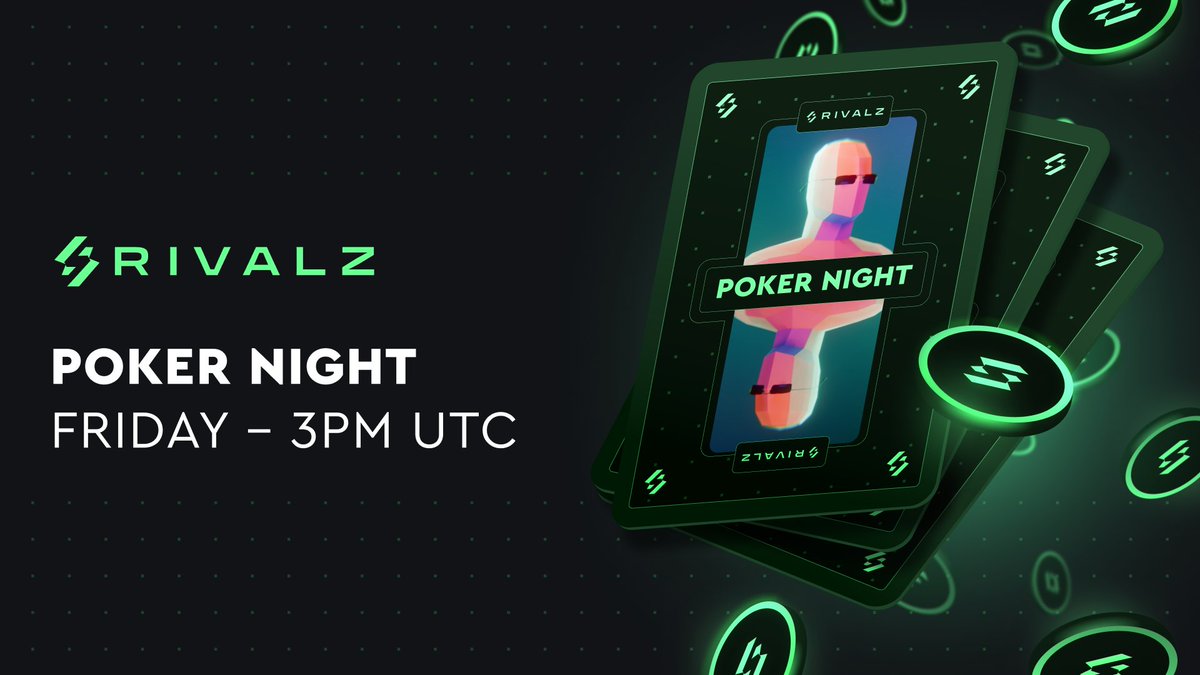 eeinjay18's tweet photo. Rivalz Network Poker Tournament!      

🗓️Date: Friday, February 13, 2026    
⏰Time: 3 PM UTC @LePokerGame 
🏆 Prize Pool: $50 USDC + Points + Role
🎮Game Link: https://t.co/Mwh04yKWca

Join the @Rivalz_AI community at the tables and compete for prizes! https://t.co/jdHBNJqaPx