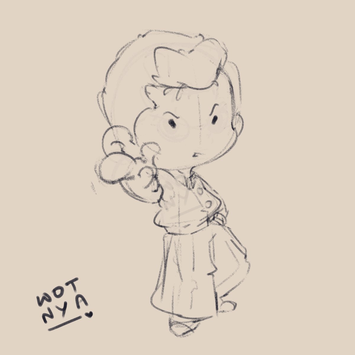 wotnya's tweet photo. chibi yusuke droppin' spirit guns on my haters 😈💥 who's next??  #YuYuHakusho #ChibiArt #Anime https://t.co/rcIuAetleq