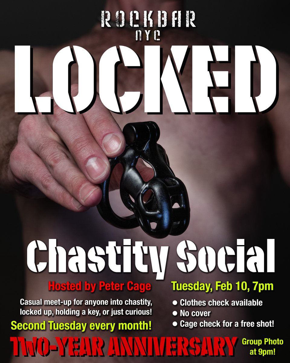 petercagenyc's tweet photo. I can’t believe LOCKED Chastity Social has been going for TWO YEARS!

To celebrate, I’m going to play a little game… please don’t make me regret this…

200 likes = 1 month locked
400 = 2 months 
600 = 3 months
800 = 4 months 
1000 = 6 months

Each RT counts for 3 likes 🥵🥵🥵 https://t.co/BuBVnXZqOg