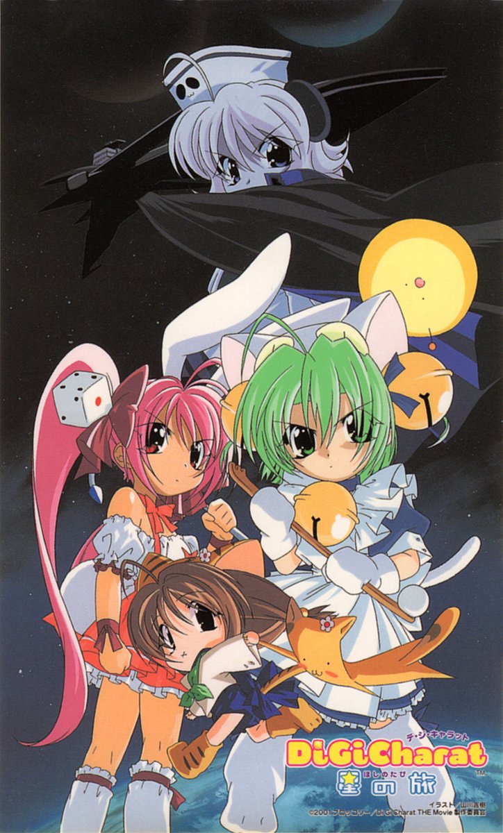 happy birthday to yoshinobu yamakawa

currently a director but an influential di gi charat artist and animator well known for his distinctive style for the anime