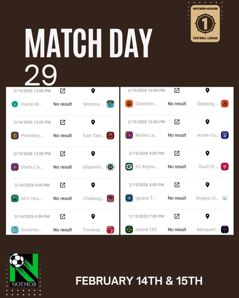 Northern Michigan Faux Football Leagues tweet media