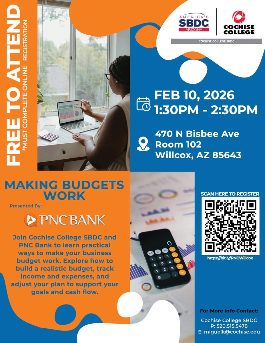 Cochise College Small Business Development Center tweet media