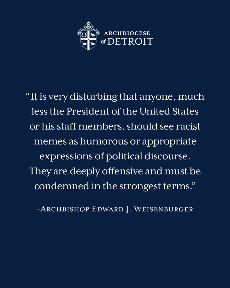 Archbishop Edward J. Weisenburger tweet media