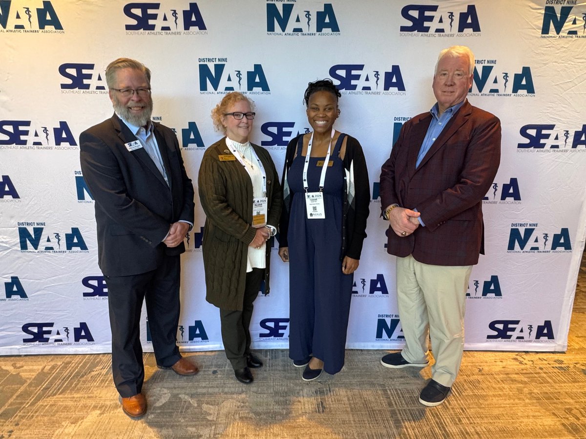 NATAFoundation's tweet photo. π Thank you to our NATA Foundation Board members for representing us at SEATAβeducating, collaborating, and advancing the profession. π
Weβre grateful for your leadership!
#NATAFoundation #SEATA #SupportATs https://t.co/CzbhUWGeO3