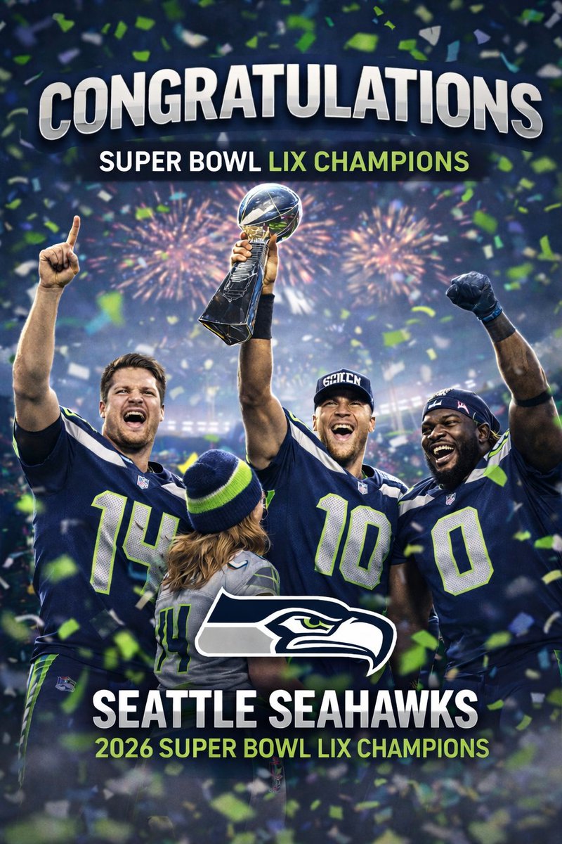 PWSpaces's tweet photo. Congrats to our Seattle-area staff &amp; clients! The Seahawks are #SuperBowl champions! 🏆 We’re proud to celebrate this incredible victory with our #PremierWorkspaces family in Seattle. Here’s to teamwork, dedication, and the power of community—both on &amp; off the field.💙💚 https://t.co/18e2NfQ42R