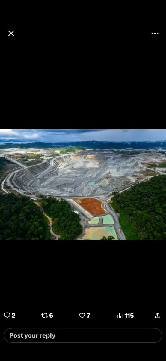 Miren como la Minería está des forestando las tierras Panameñas. Y donde están las instituciones del medio ambiente.. 🦫🌴🦥….🌚