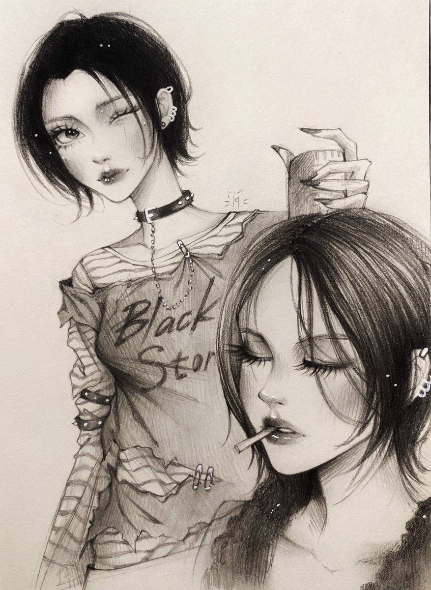 junqumi's tweet photo. my nana fanarts🤍
#ArtistOnX #sketch #nana #aiyazawa https://t.co/CVMrrNlwb3
