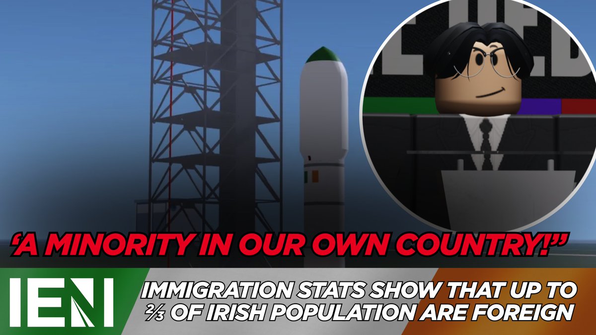 'A MINORITY IN OUR OWN COUNTRY!'

Immigration stats from the Beau Warne government show that up to **TWO THIRDS** of the Irish population could now be foreign-born. Almost 70% of these foreigners are believed to be British immigrants.
