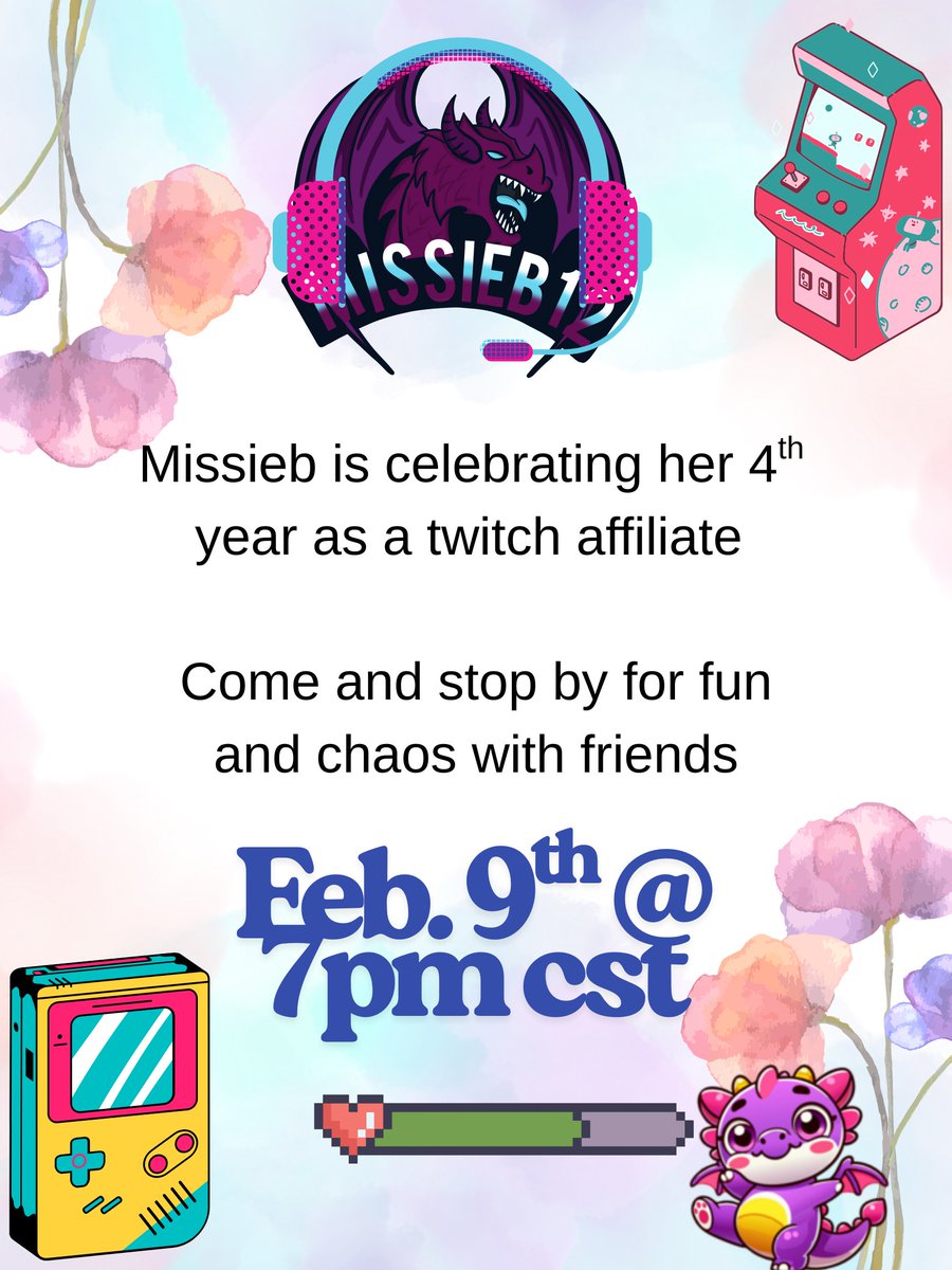 2 amazing members of <a href="/BeKinderTeam/">Be Kinder Stream Team!</a> are celebrating their #Twitch Affiliate Anniversaries! <a href="/missieb12gaming/">Missieb12 Gaming</a> is celebrating tonight and <a href="/thetux2/">Tux2</a> will be celebrating this weekend!

Make sure y'all go show some love and help with the shenanigans!