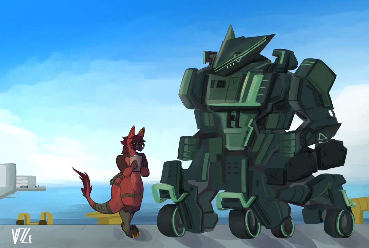 A Mecha design inspired in the Archax -Tsubame Robot :D

#drawing #practice #digitalart #mecha #furry #furro #furryart