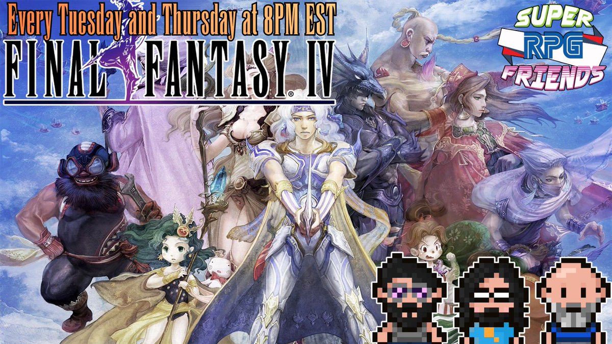 Super RPG Friends🎮 Is playing Final Fantasy IV 🎮 tweet media