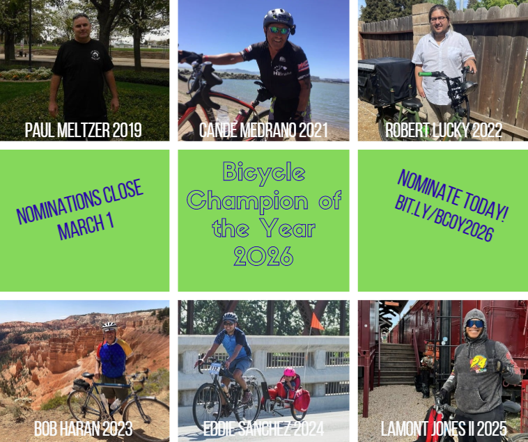 Who was the first person who inspired you to get on a bike?
Do you know someone who loves cycling &amp; shares that passion with their community, maybe they tune up bicycles in their spare time?

Nominations for Bike Champion of the Year have opened: bit.ly/BCOY2026