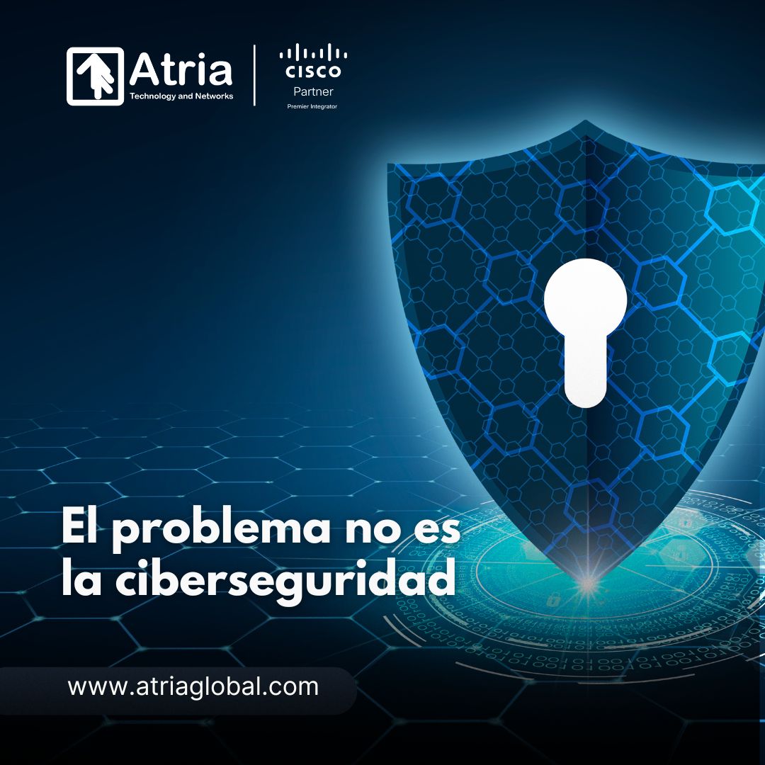 AtriaTN's tweet photo. Los riesgos están identificados, los usuarios no están capacitados, la infraestructura y la nube crecen más rápido que los controles Y aun así, el mensaje suele ser el mismo: Eso no es urgente.
La ciberseguridad no es un tema técnico. Es un tema de negocio. https://t.co/WfVRWGA2AZ