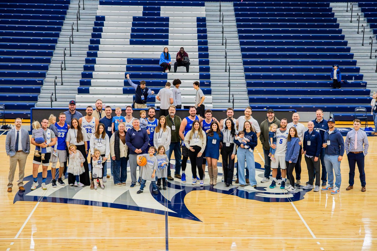 JohnTharpHC's tweet image. We welcomed back Hillsdale Basketball Alumni with their families. Saturday was a great reminder of why we do what we do at Hillsdale College and why I got into coaching. #onefist