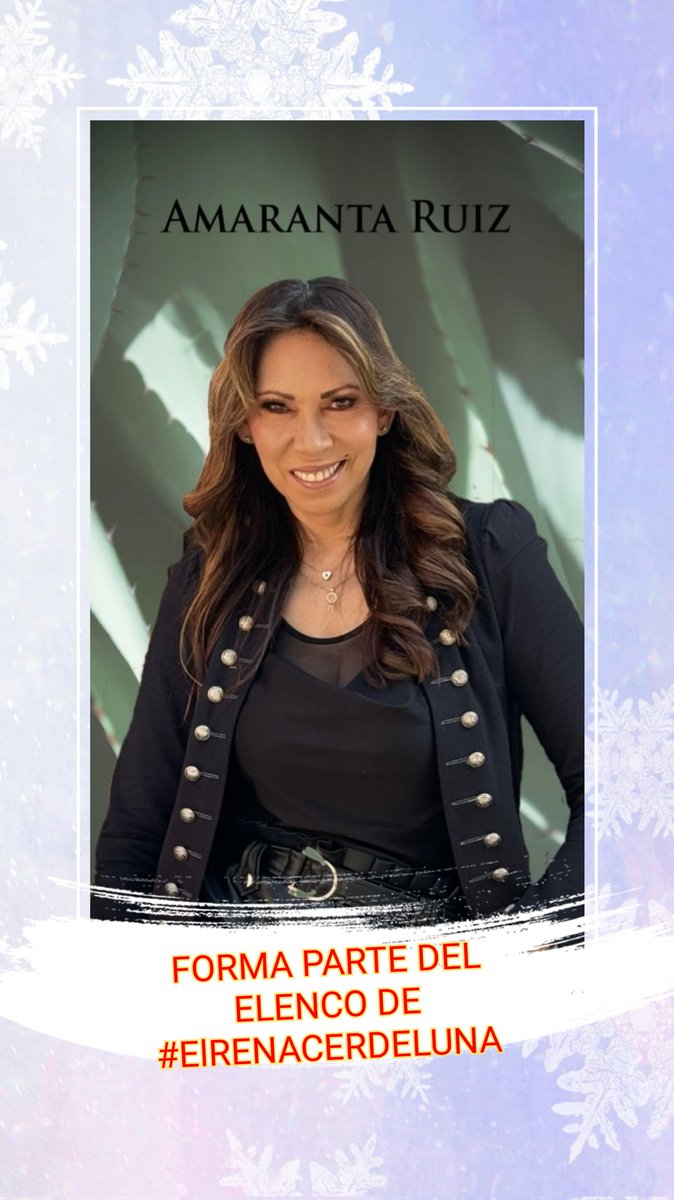 mundonoveleroof's tweet photo. Amaranta Ruiz Forma Parte del elenco de #ElRenacerDeLuna Nueva Novela de #RoyRojas para TelevisaUnivision
iniciará sus grabaciones el Lunes 9 de Marzo
#Proximamente 6:30 P.M. #ConLasEstrellas
@amarantaruiz https://t.co/cRRajsP3c5