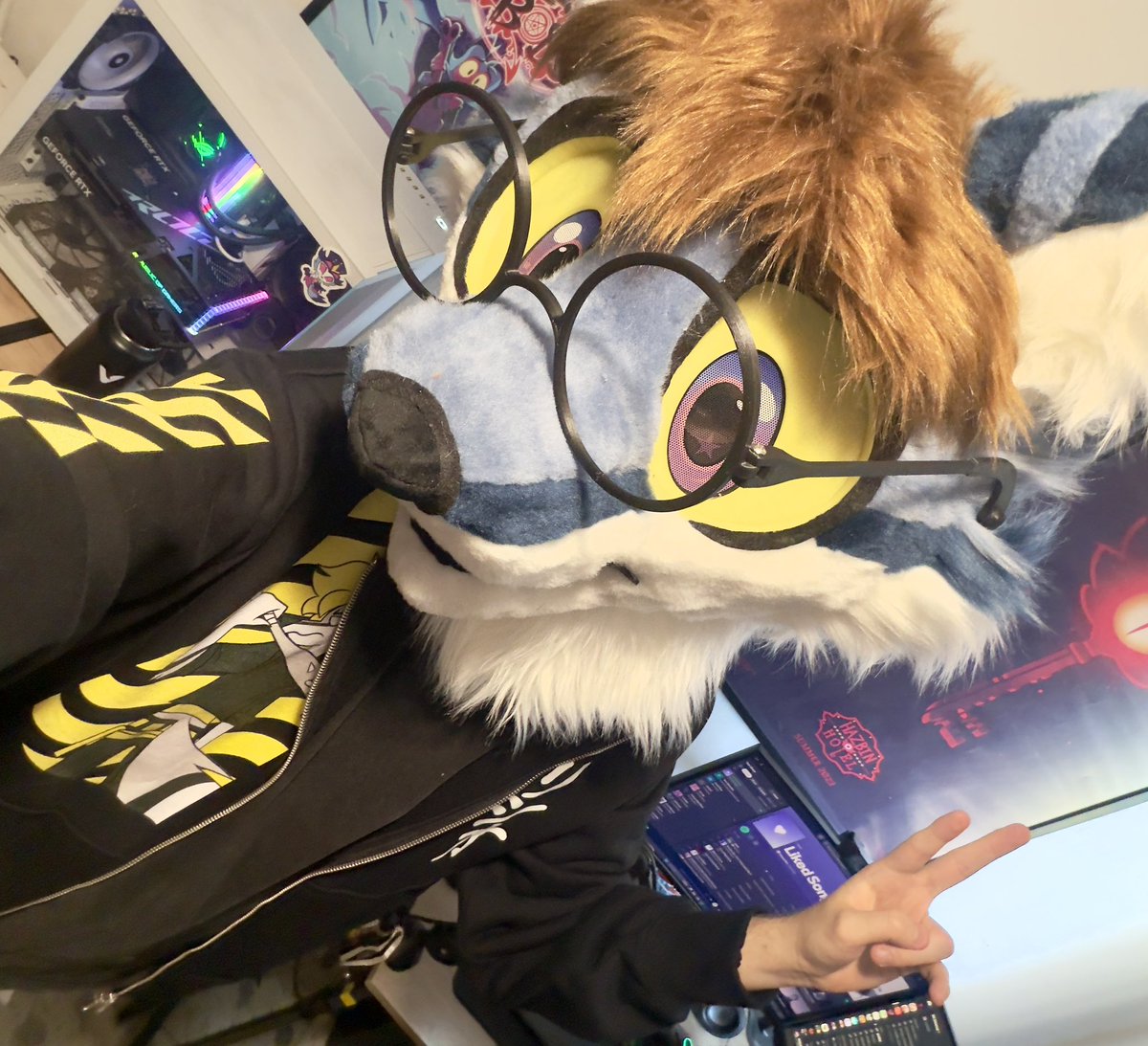 My Fursuit just arrived! 🐺✨
#furry #fursuit