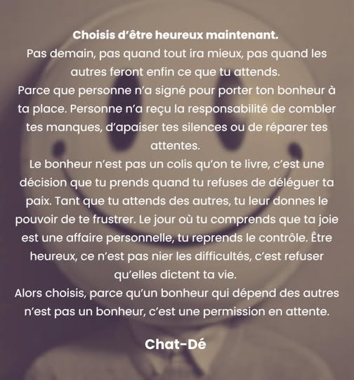 follaChatDe's tweet photo. Be happy !
#chaatde #love #happy #joy #deep https://t.co/XkXLVQk1vG