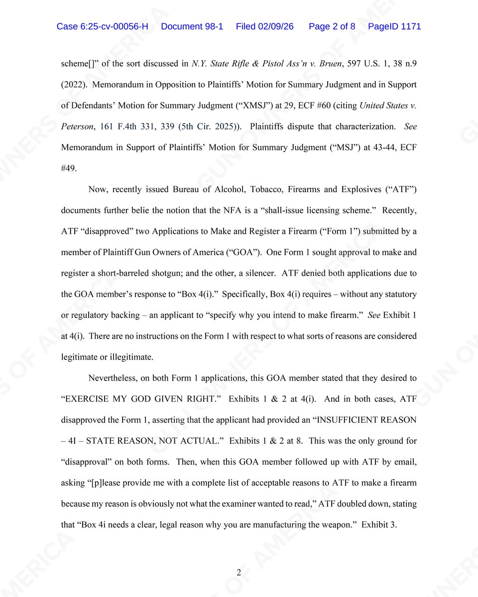 Gun Owners Foundation tweet media